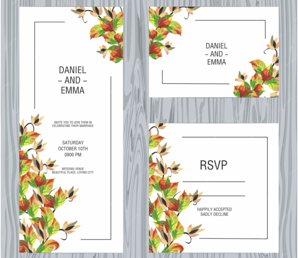 Invitation cards